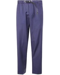 White Sand - Aldjustable-Belt Wool Trousers - Lyst