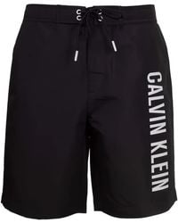 Calvin Klein - Short De Bain À Logo Imprimé - Lyst