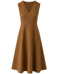 Max Mara - Sleeveless A-Line Midi Dress - Lyst