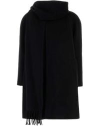 Balenciaga - Abrigo con detalle de flecos - Lyst