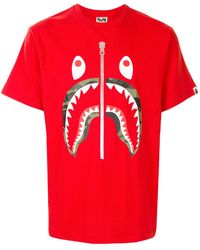 bape shark t shirt