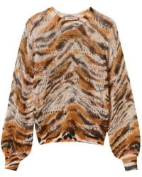 Twinset - Pullover mit Animal-Print - Lyst