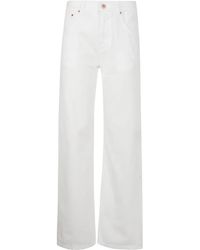 Aspesi - Wide Leg 5Pockets Denim - Lyst