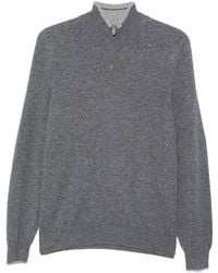 Fedeli - Pull À Col Zippé - Lyst