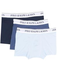 Polo Ralph Lauren - Set de 3 bóxeres con logo en la cinturilla - Lyst