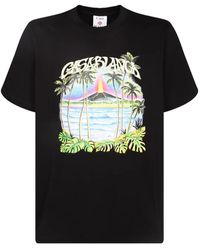 CASABLANCA - Volcano Graphic-Print T-Shirt - Lyst
