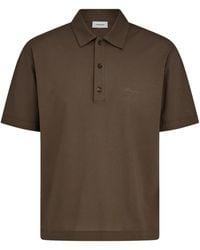 Ferragamo - Signature Cotton Polo Shirt - Lyst