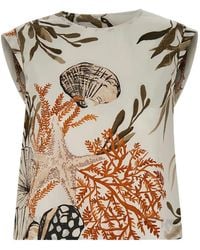Marella - Seabeds-Print Top - Lyst