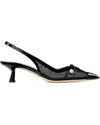 Jimmy Choo - Pumps Amita Con Cinturino Posteriore 45Mm - Lyst
