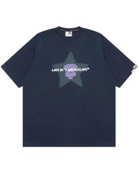 Aape By A Bathing Ape - Aapeunvs Moonface-Print T-Shirt - Lyst