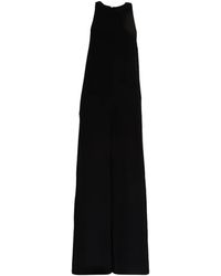 Dondup - Loose-Fit Crepe Sleeveless Jumpsuit - Lyst