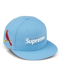 Supreme Mlb Teams Box Logo New Era Cap in Blue | Lyst UK