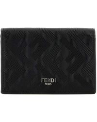 Fendi - Leather Cardholder - Lyst