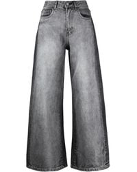 JNBY - Panelled Wide-Leg Jeans - Lyst