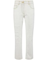 Elisabetta Franchi - Denim Five-Pocket Trousers - Lyst