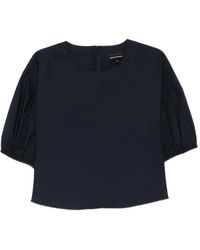 Emporio Armani - Cotton Blouse - Lyst