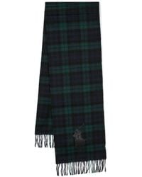 Polo Ralph Lauren - Polo Pony-embroidered Tartan Scarf - Lyst