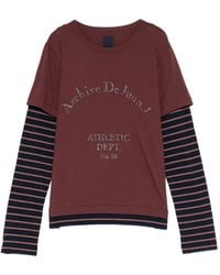 Juun.J - Layered-Effect Slogan-Print T-Shirt - Lyst