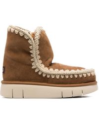 Mou - Bottes À Patch Logo - Lyst