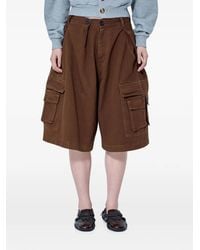 Abra - Cargo Culotte Shorts - Lyst