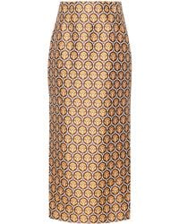 Etro - Falda de tubo con motivo floral - Lyst