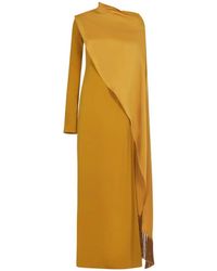 ‎Taller Marmo - Mounia Draped Gown - Lyst