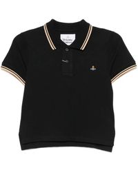 Vivienne Westwood - Orb-Embroidered Polo Shirt - Lyst