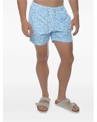 MC2 Saint Barth - Starfish-Print Drawstring Swim Shorts - Lyst