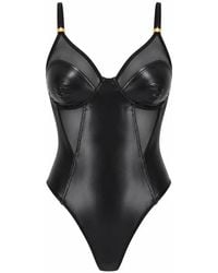 Elisabetta Franchi - Badpak Met Tulen Vlakken - Lyst