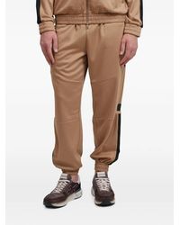 EA7 - Logo-Patch Track Pants - Lyst