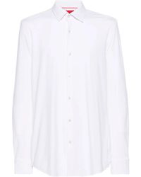 HUGO - Classic-Collar Slim-Cut Shirt - Lyst