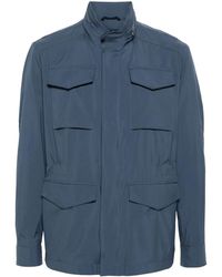 Paul & Shark - Hooded Waterproof Military Jacket - Lyst