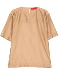Thelatest - Dean Short-Sleeve Top - Lyst