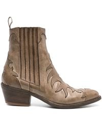 Sartore - 45Mm Leather Cowboy Boots - Lyst