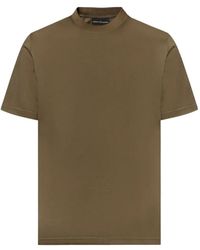 Giuliano Galiano - High-Neck Short-Sleeve T-Shirt - Lyst