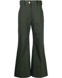 Patou - Pantaloni Svasati Con Ricamo - Lyst