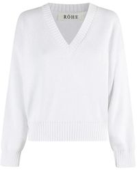 Rohe - V-Neck Sweater - Lyst
