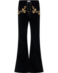 CAMILLA - Stitched In Time Eyelet Trousers - Lyst