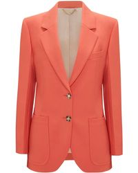 Victoria Beckham - パッチポケット シングルジャケット - Lyst