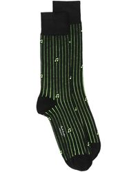 Paul Smith - Music-Note Pinstripe Socks - Lyst