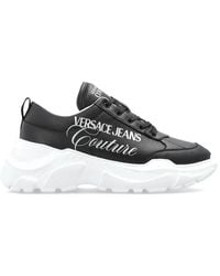Versace Jeans Couture - Logo-Print Sneakers - Lyst