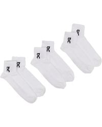 On Shoes - Lot De Trois Paires De Chaussettes À Logo Imprimé - Lyst