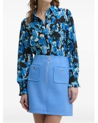 Morgan - Floral-Print Button-Down Shirt - Lyst