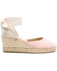 Manebí - Suede Wedge Espadrilles - Lyst