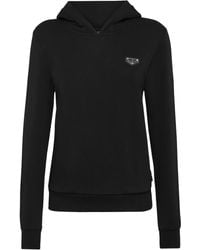 Philipp Plein - Logo-Plaque Hoodie - Lyst
