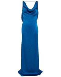 GIUSEPPE DI MORABITO - Cowl-Neck Draped Maxi Dress - Lyst