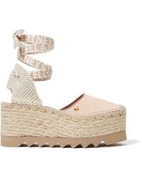 Stella McCartney - Gaia 85 Wedge Espadrilles - Lyst