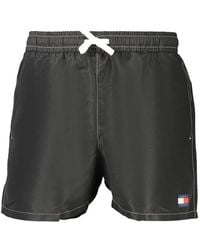 Tommy Hilfiger - Logo-Patch Drawstring Swim Shorts - Lyst
