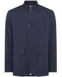 N.Peal Cashmere - Stand Collar Jacket - Lyst