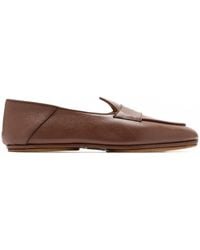 Edhen Milano - Kensington Band Fly Grained Leather Loafers - Lyst